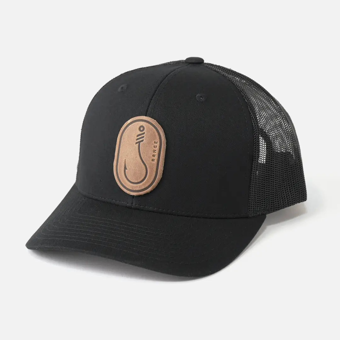 Fishhook Trucker Hat by Range Leather Co.
