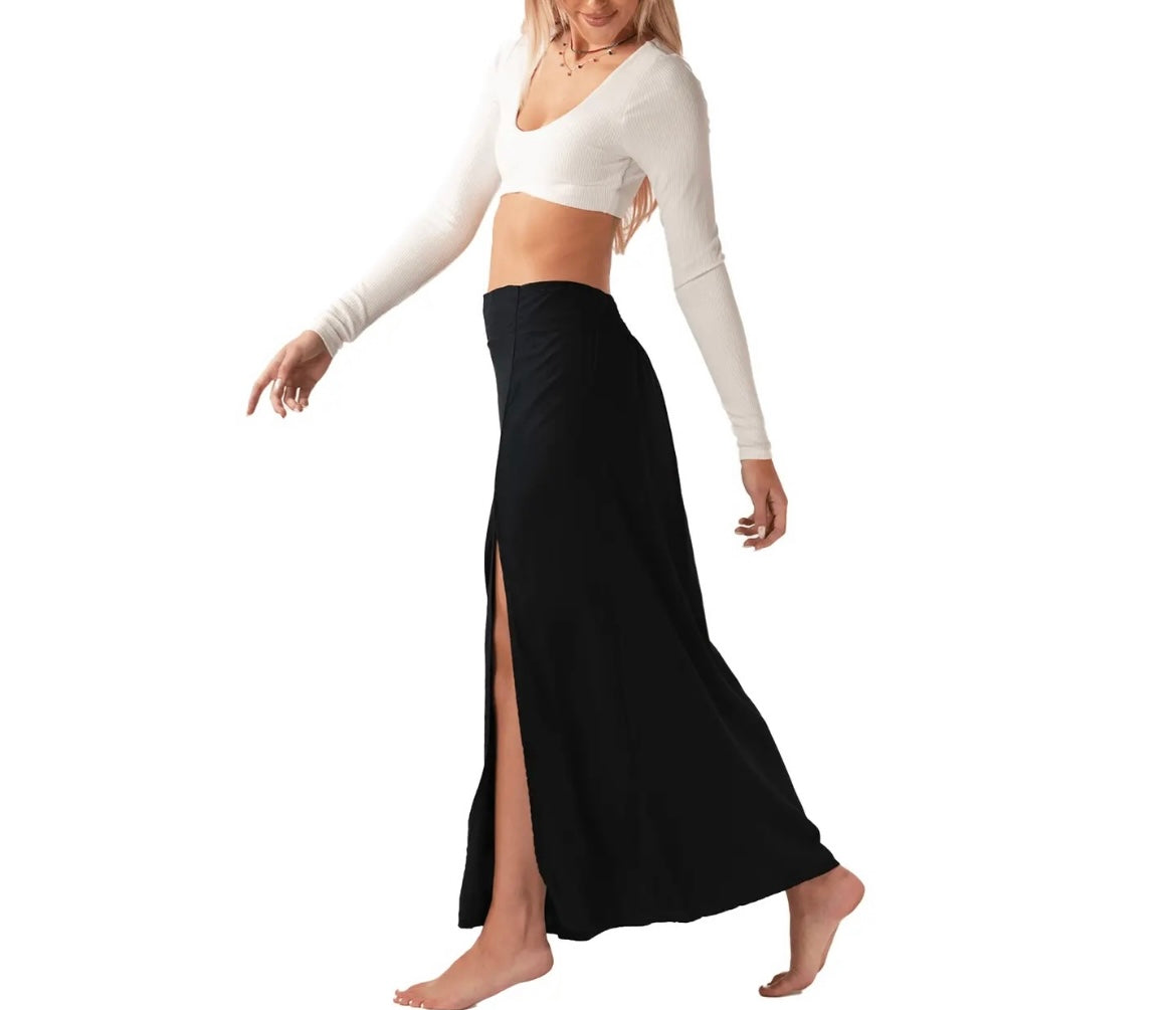 Black Maxi Skirt by Lotus & Luna