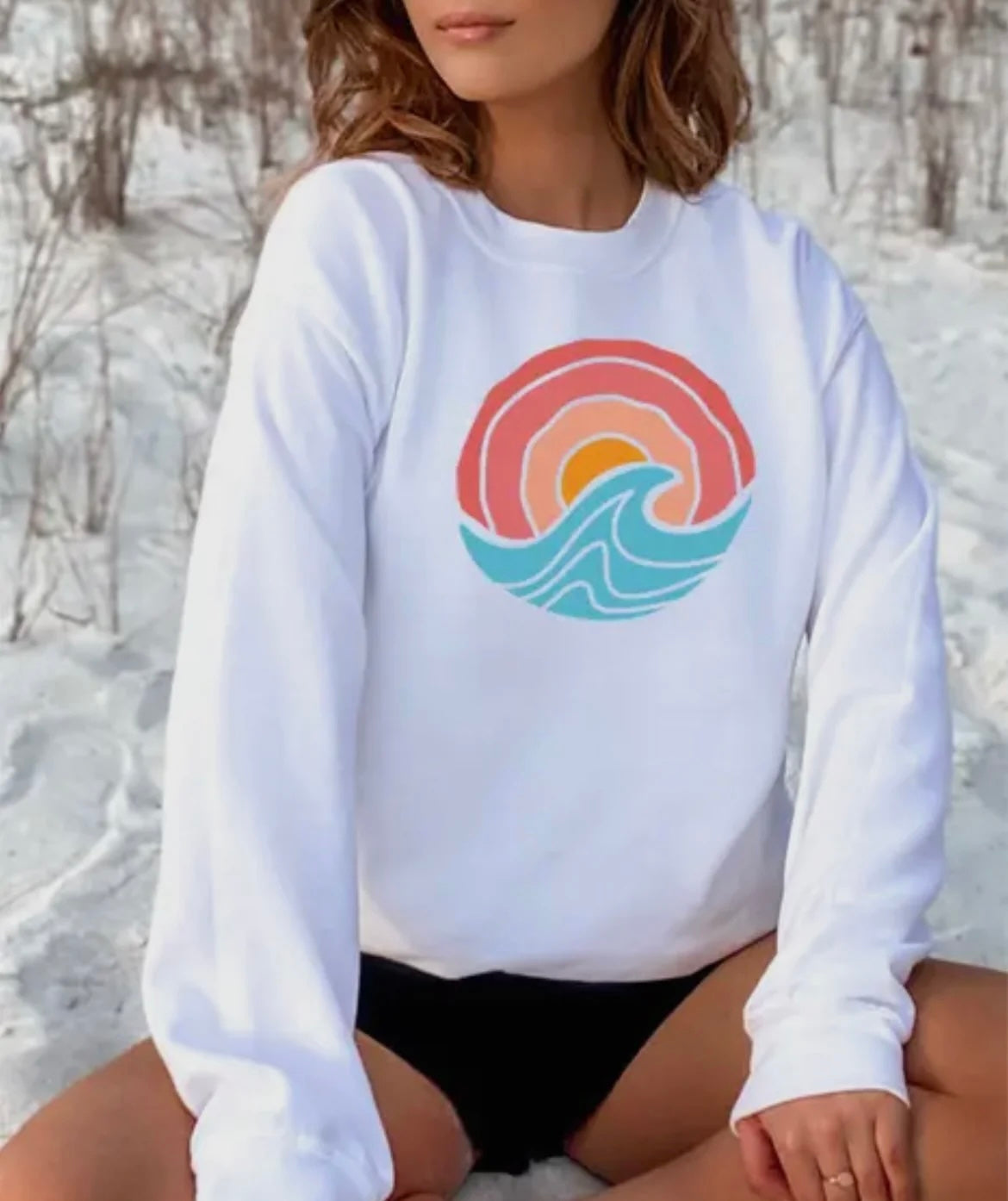 Sunset Waves Sweatshirt