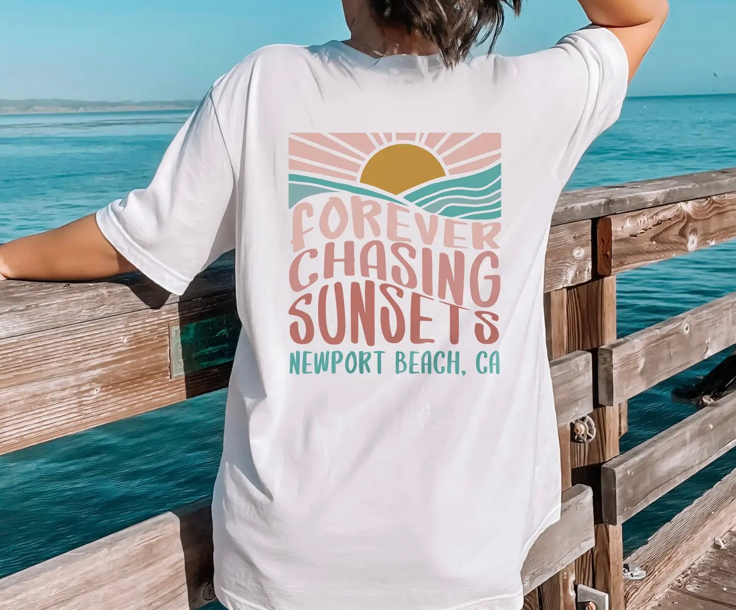Forever Chasing Sunsets Graphic T-Shirt