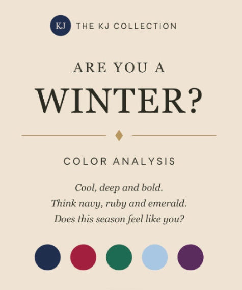 Are You a Winter? Winter Color Analysis by The KJ Collection