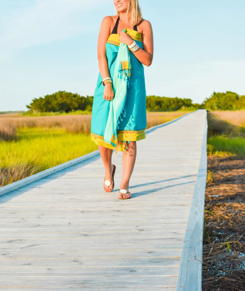 Kenyan Beach Towel by Swahili Coast 