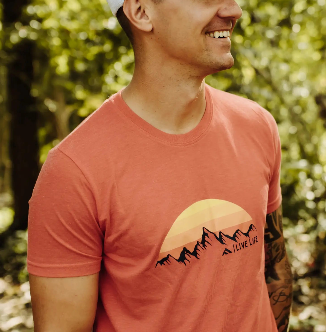 Sunset Life Graphic T-Shirt by Live Life Clothing Co.