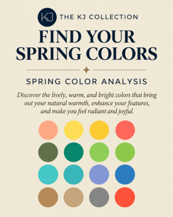 Spring Color Analysis | Find Your Perfect Colors by The KJ Collection