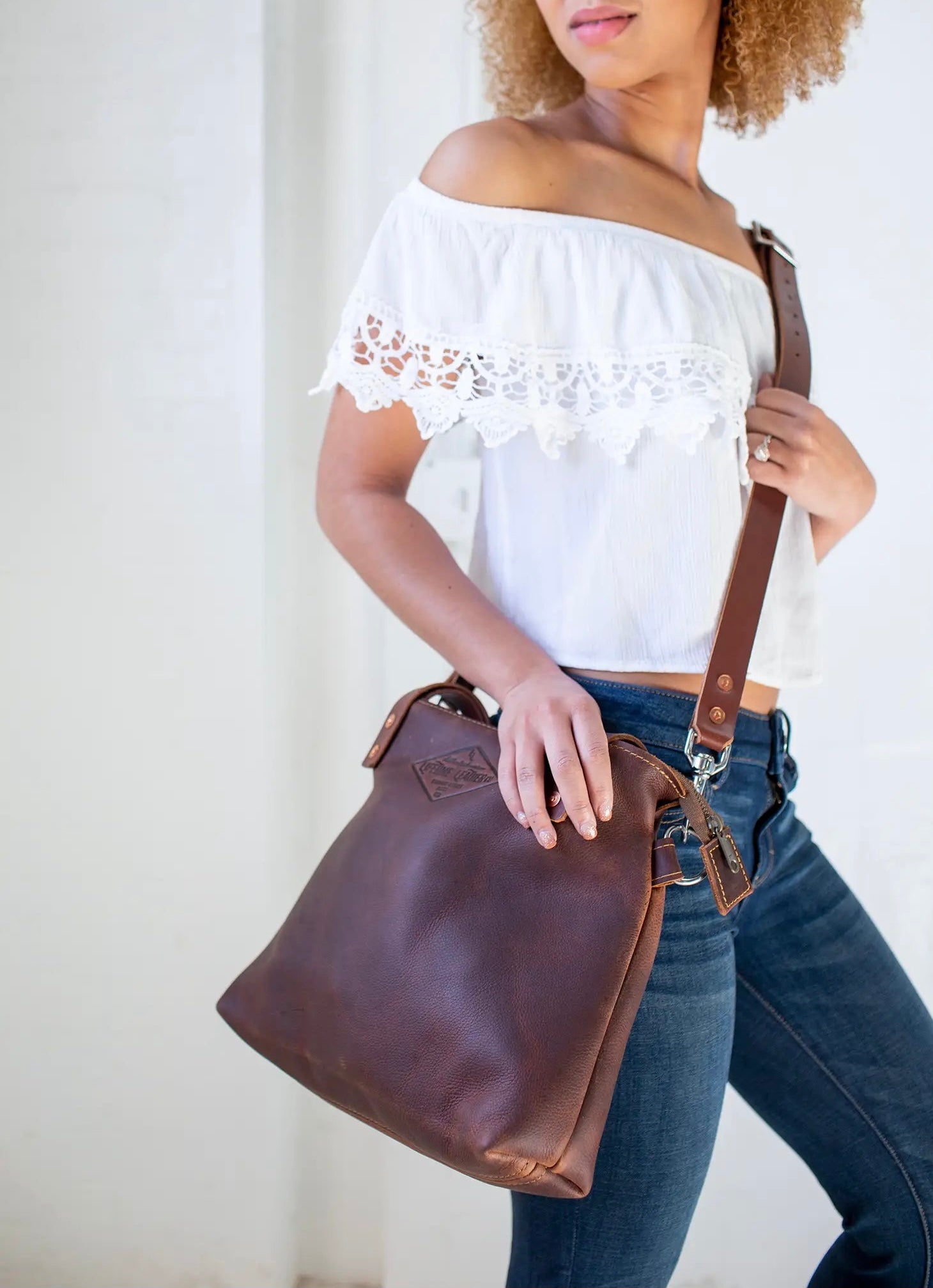 Crossbody Tote by Lifetime Leather Co. 