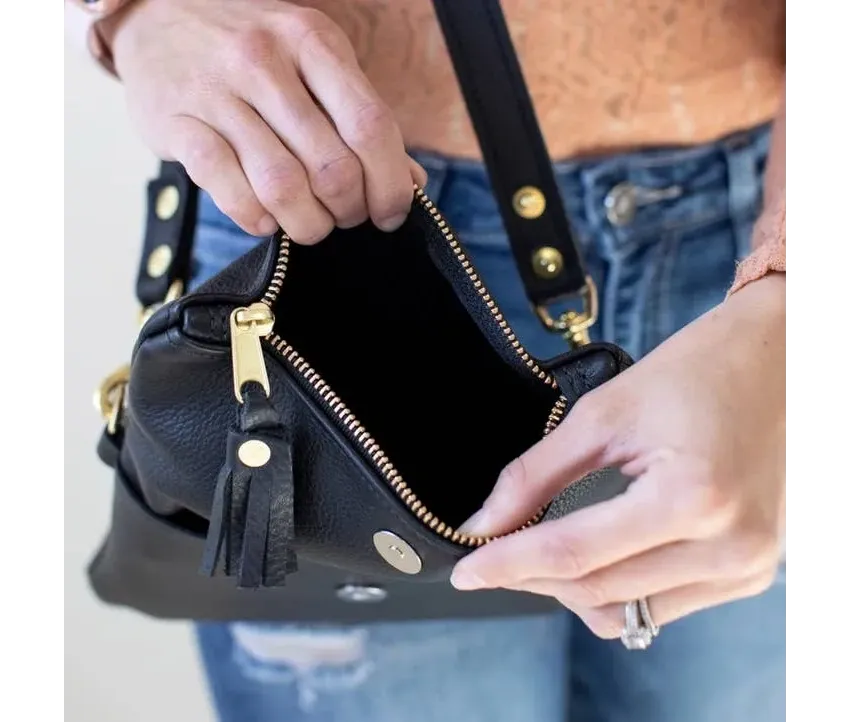 Fold Over Crossbody Clutch by Lifetime Leather Co.