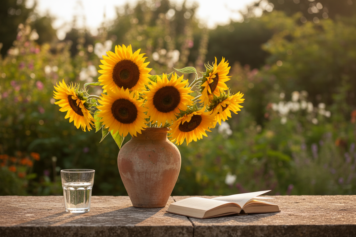Sunflower Garden Tablescape