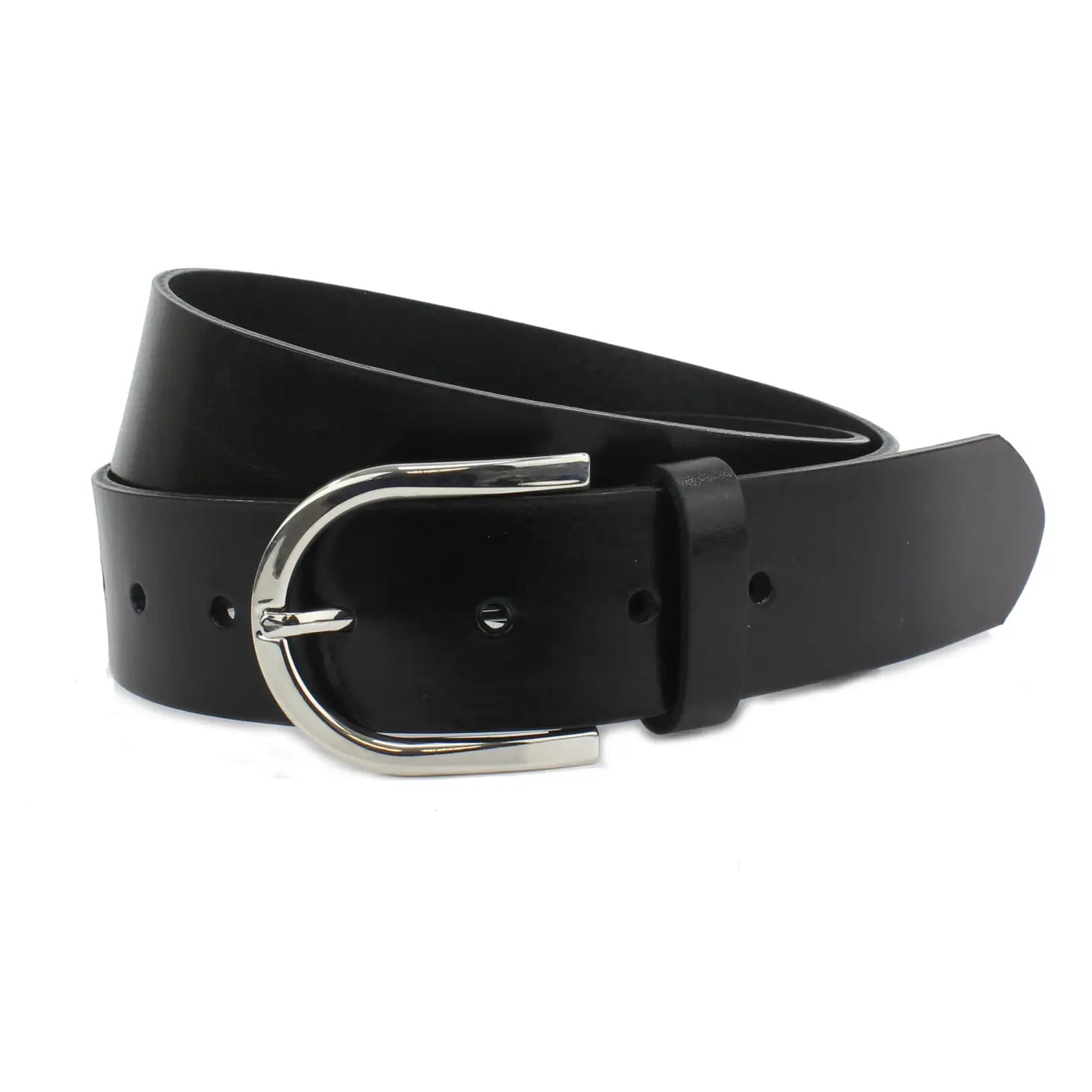 The Josephine - Ladies Black Belt by The British Belt Co.