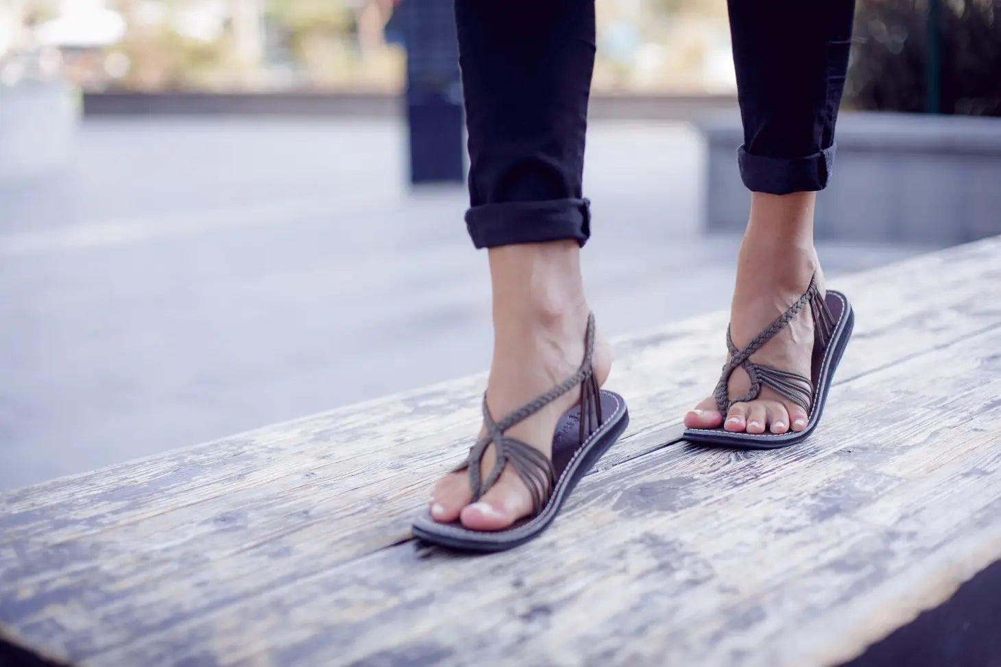 Seashell Flat Summer Sandals by Plaka