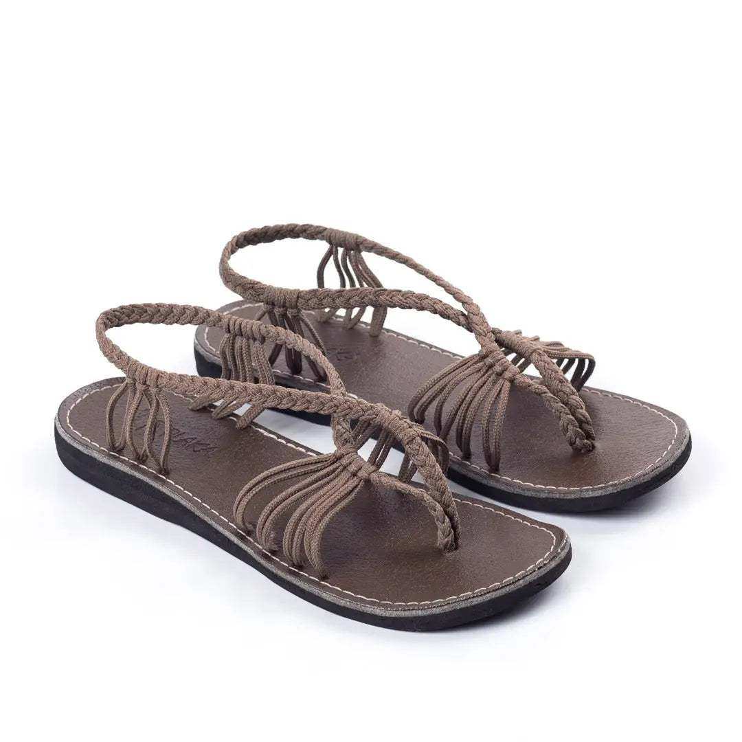 Seashell Flat Summer Sandals by Plaka