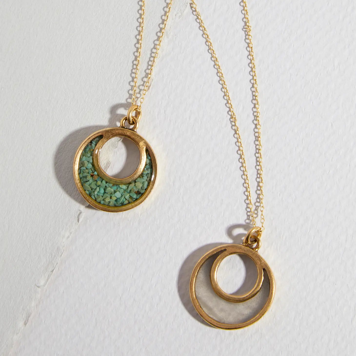 The Sal - Petite Open Crescent Necklace