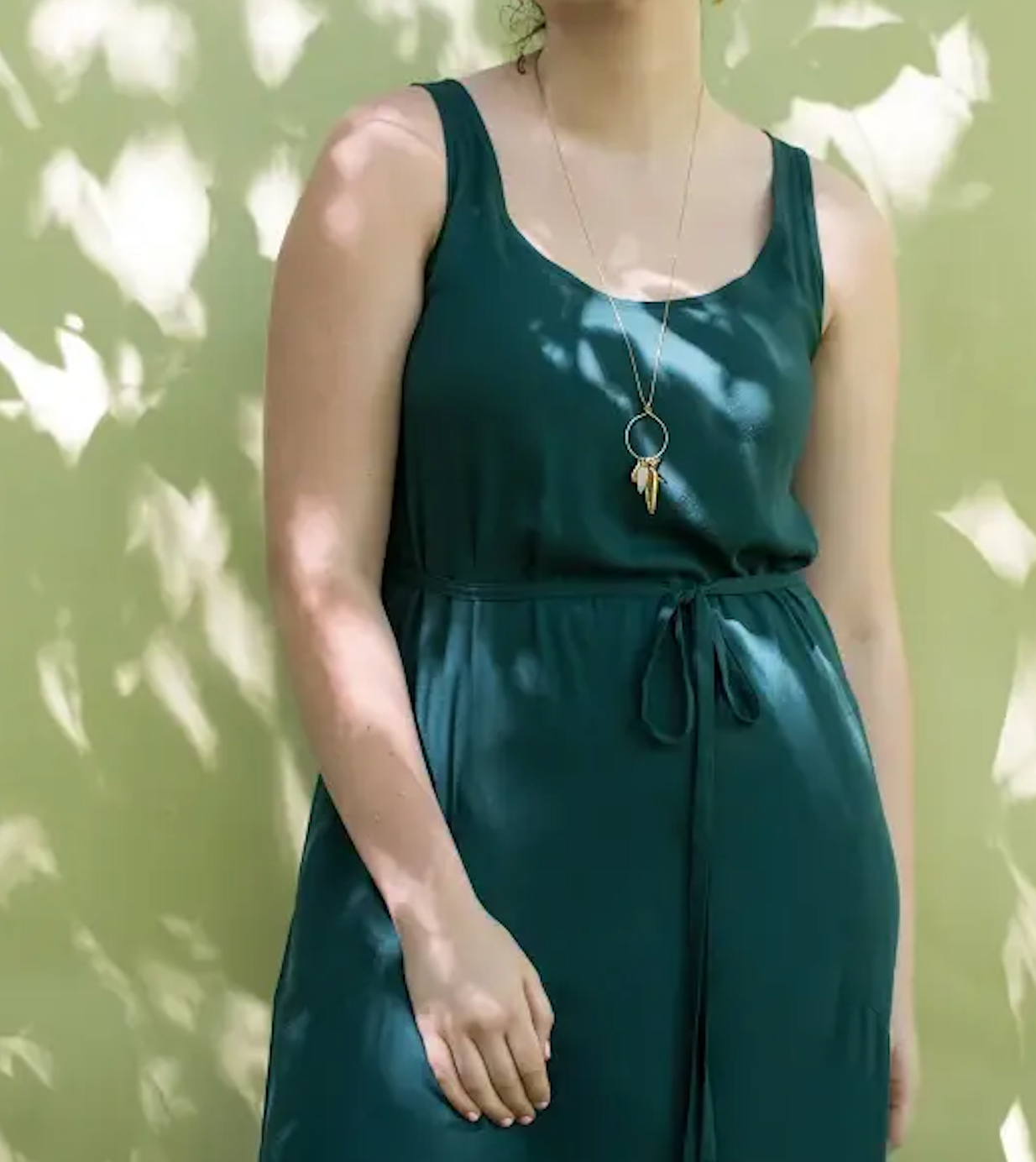 Handmade Selenite Charm Necklace by Cameoko Jewelry