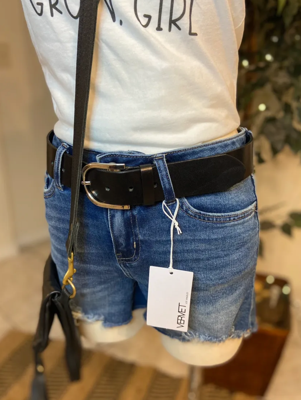 The Josephine - Ladies Black Belt by The British Belt Co.