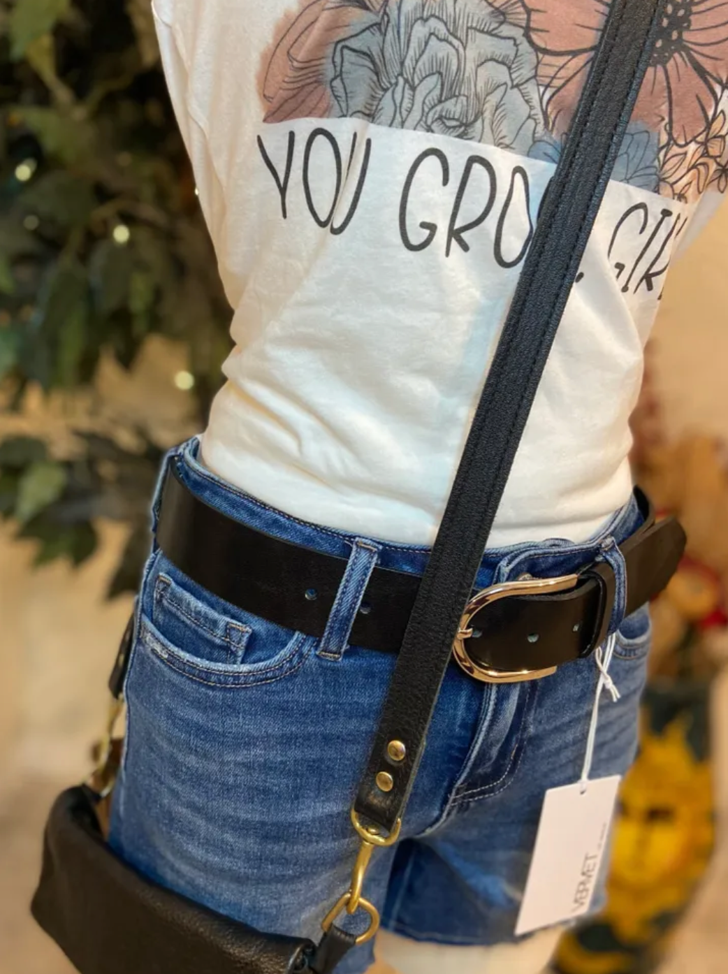 The Josephine - Ladies Black Belt by The British Belt Co.