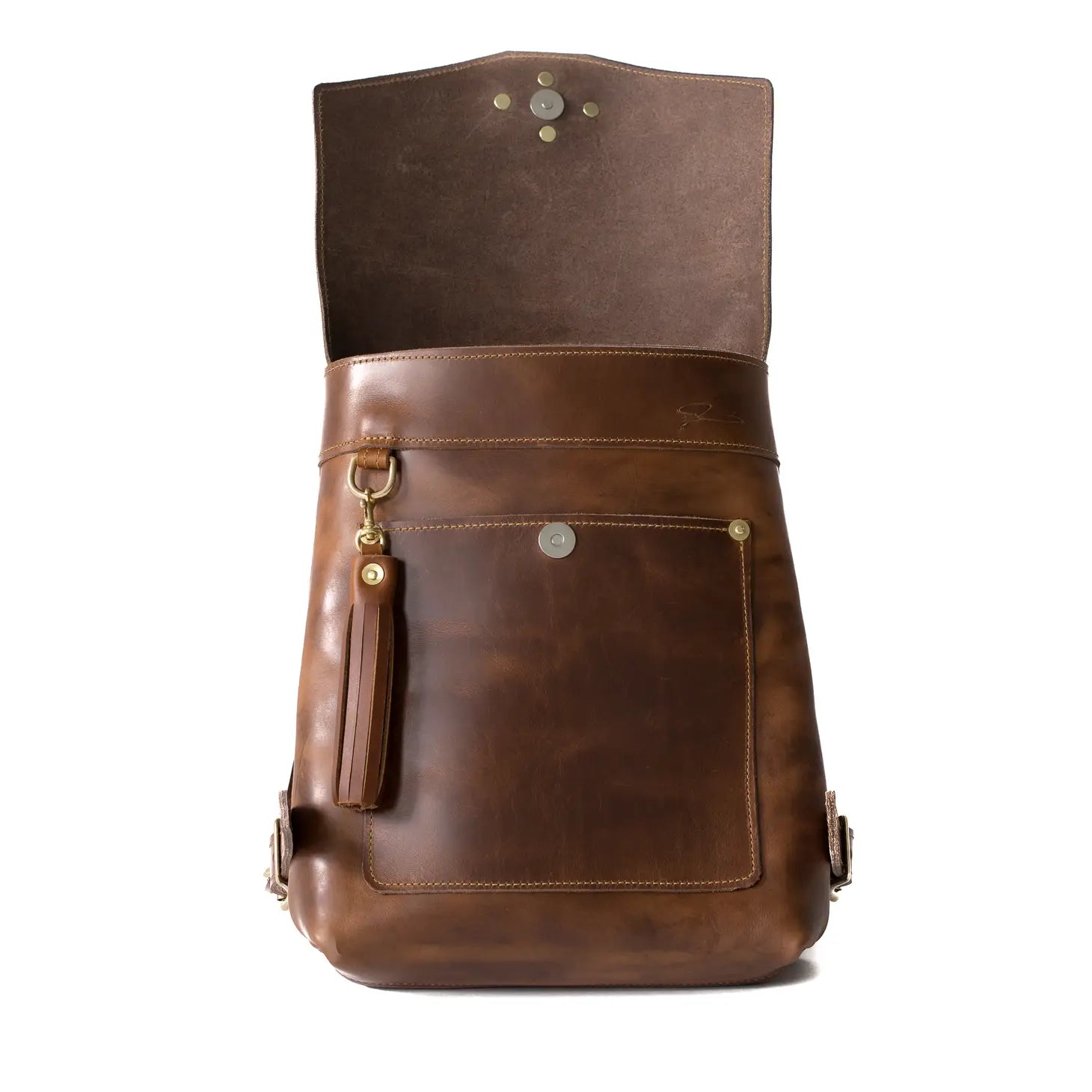Lady's Rucksack in Brown by Lifetime Leather Co.