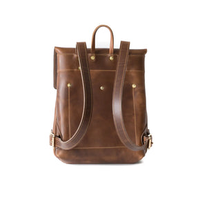 Lady's Rucksack in Brown by Lifetime Leather Co.